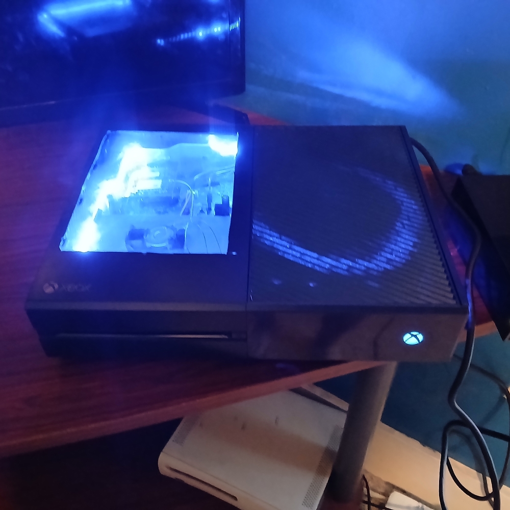2015 sparkly Blue xbox one console